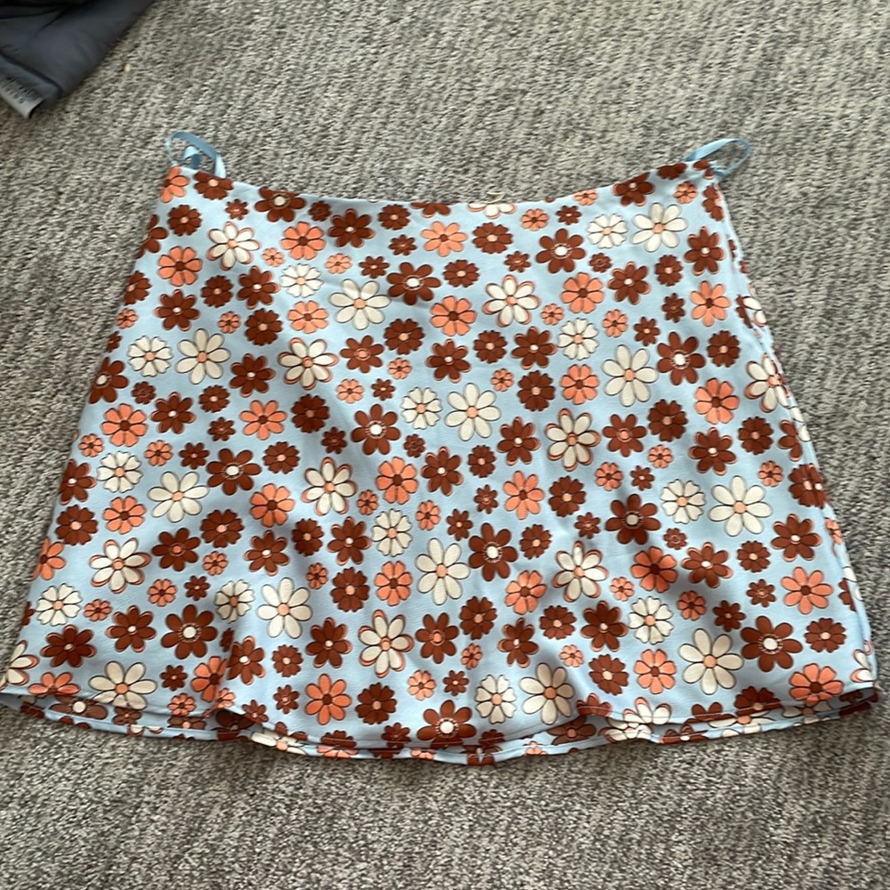Cotten candy la floral skirt